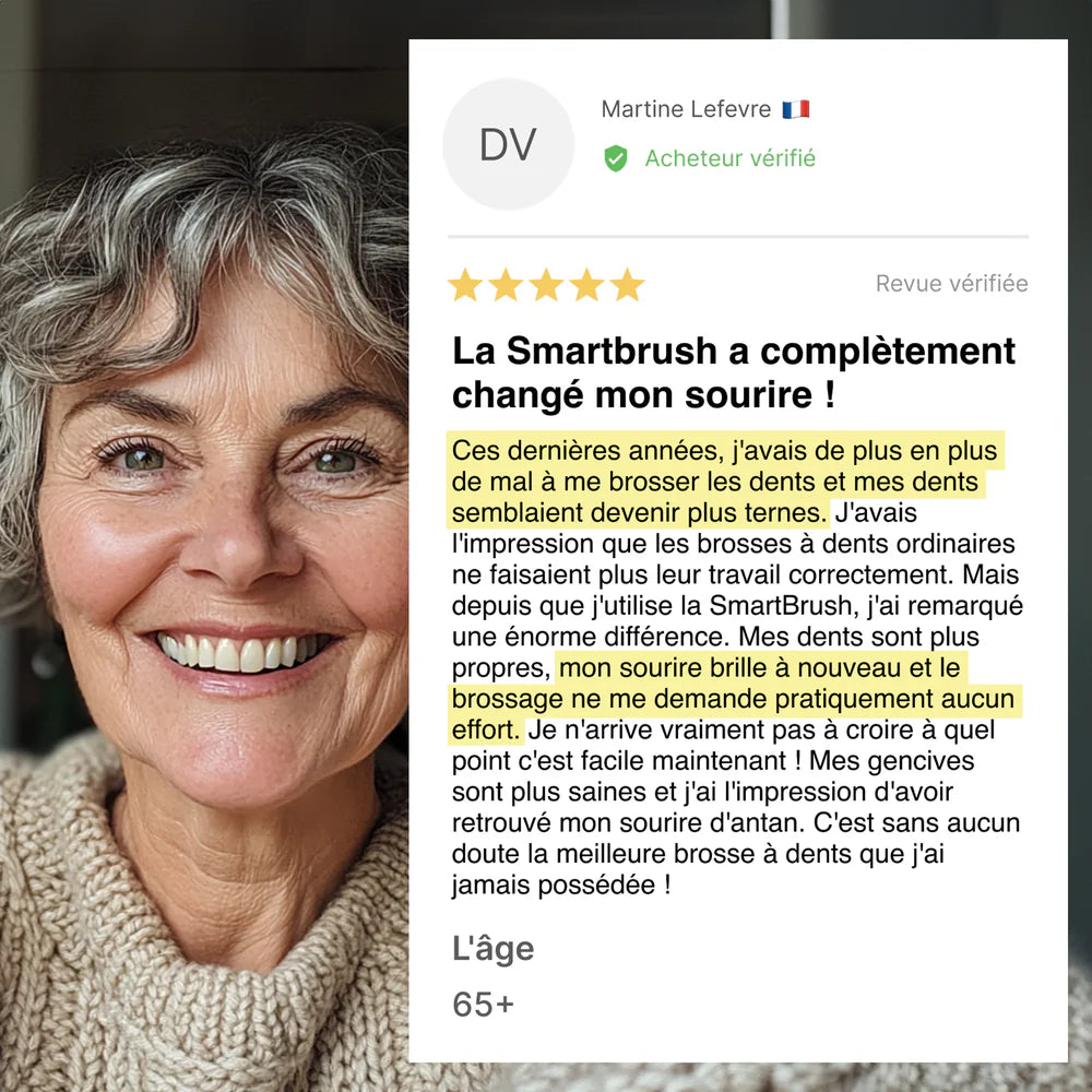 OliSmile™ - Brosse à dents 360° intelligente