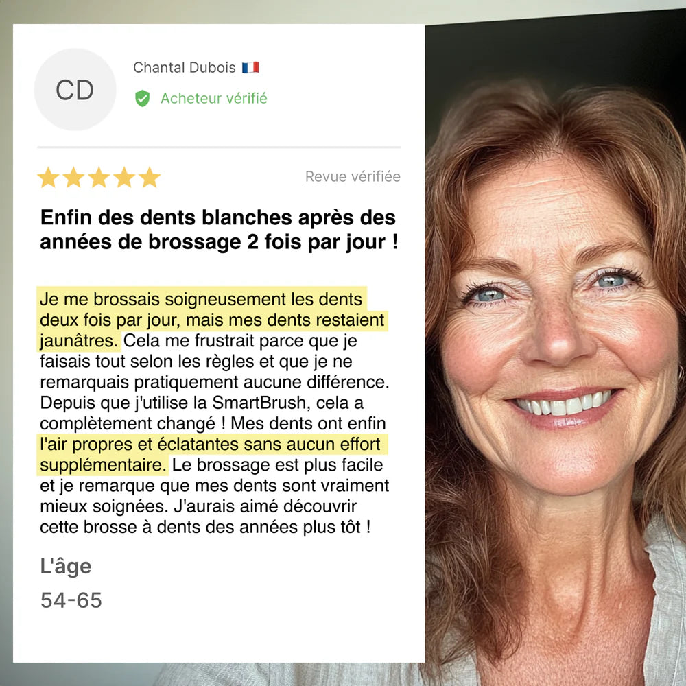 OliSmile™ - Brosse à dents 360° intelligente