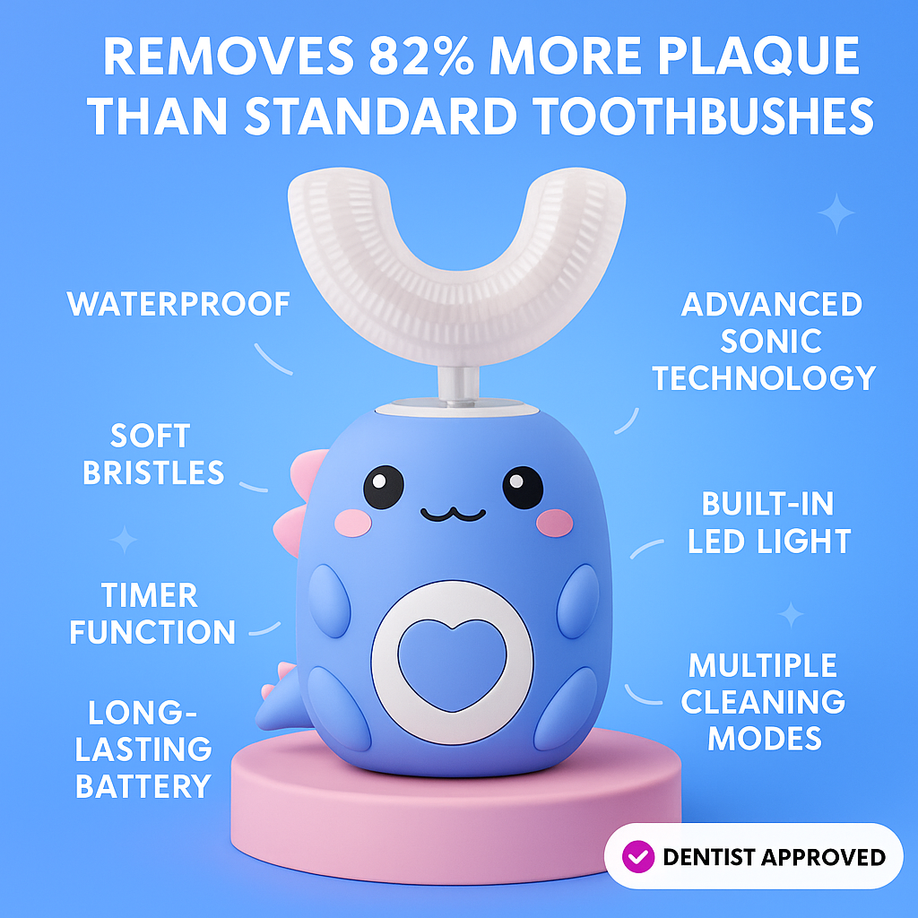 OliSmile™ - Brosse à dents Enfant intelligente 360°